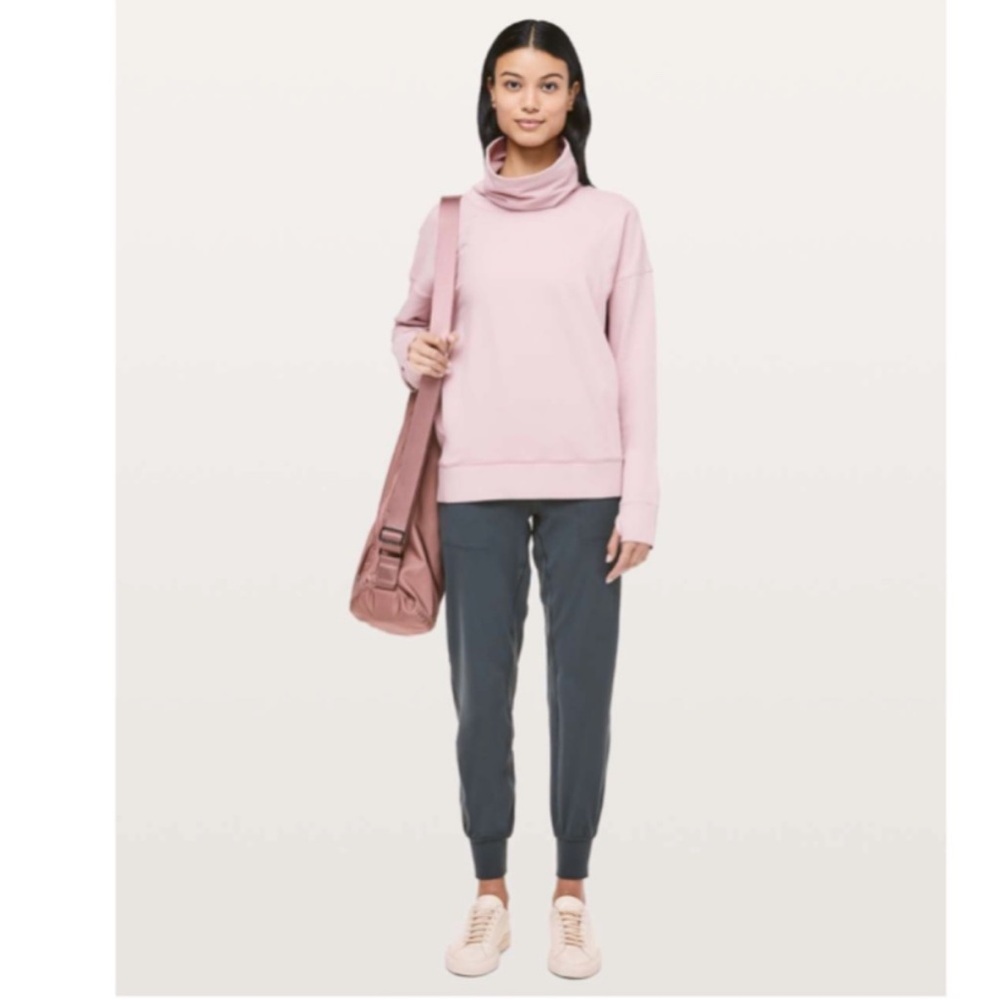 Lululemon Go Forward Pullover Porcelain Pink Size 6 - Picture 7 of 15